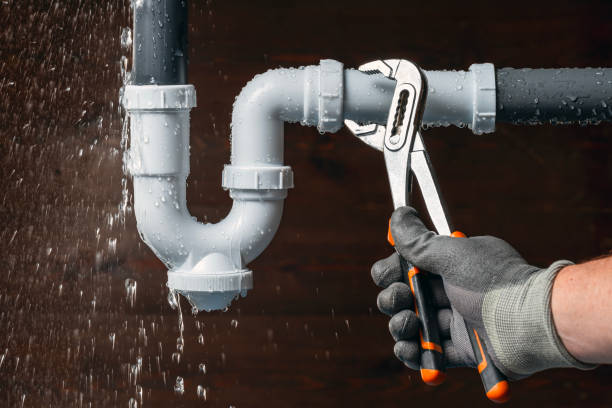 Professional Plumbing technician working in Plain, WI